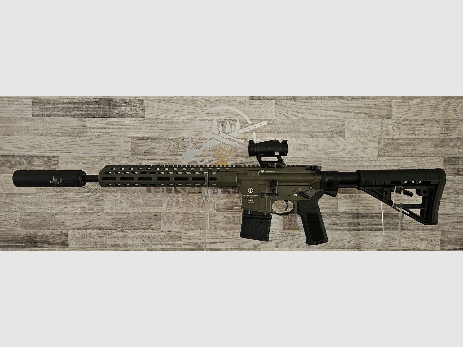 Schmeisser AR-15 M4FL OD Green 14,5" Kal. .223Rem. - Komplettset - Neuware vom Fachhandel