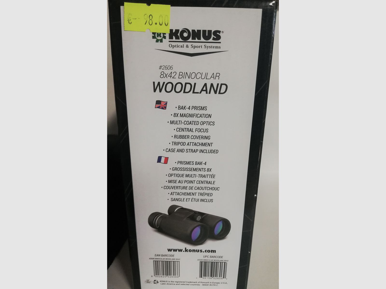 Fernglas Konus 2606 Woodland 8×42, Bild 4 von 4
