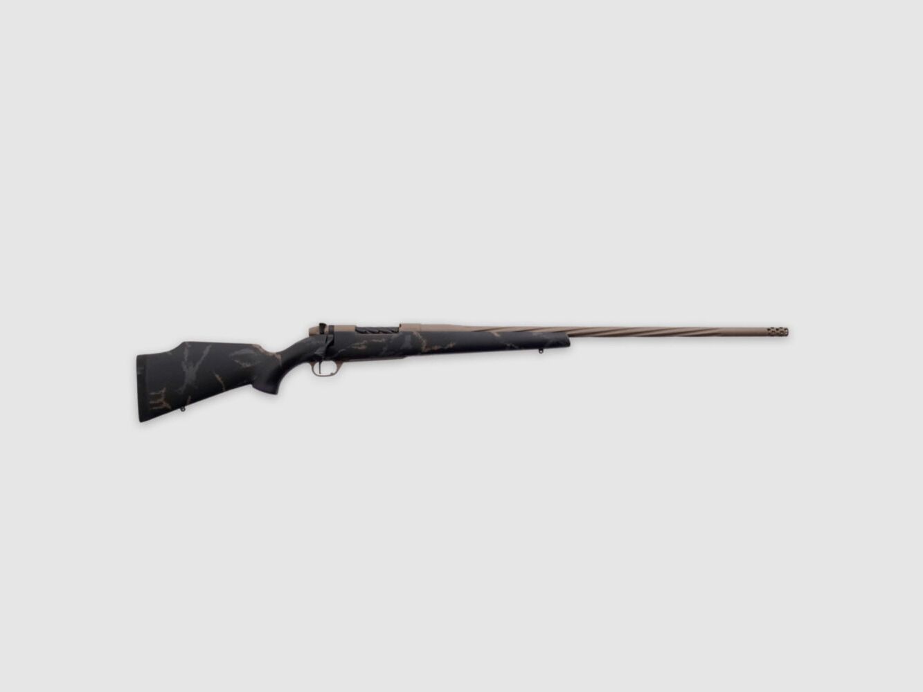 Weatherby MARK V ACCUMARK LTD. .257 WEATH MAG 26"/66CM SPIRALE FLUTTATA FDE CERAKOTE 5/8"-24