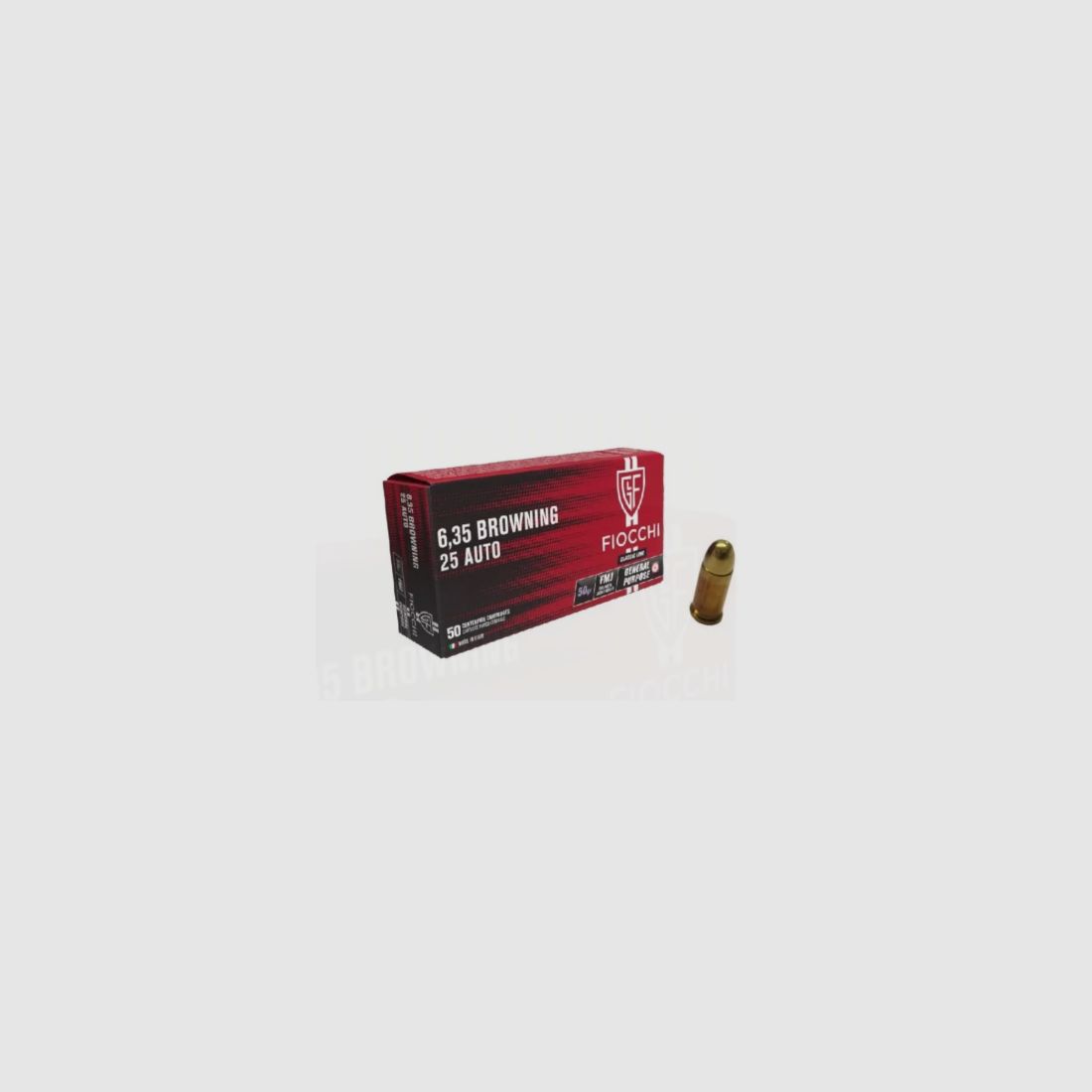 Fiocchi .25 auto 50 gr FMJ 50 Stk.