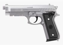 Cybergun PT92 H.P.A. Srebrny, < 0,5 J, sprężynowy