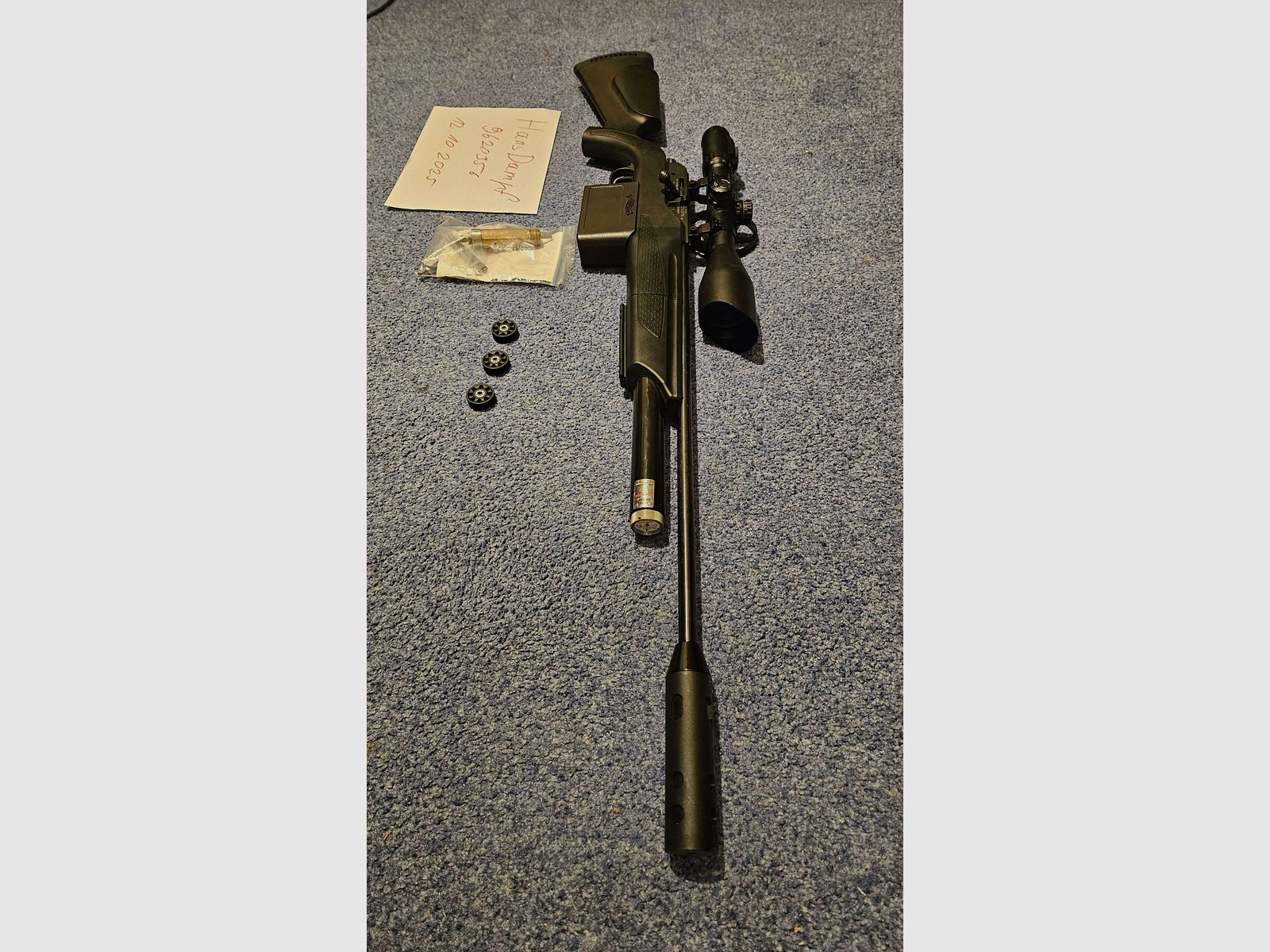Set di fucile ad aria compressa Walther Dominator 1250FT per il tiro di campagna