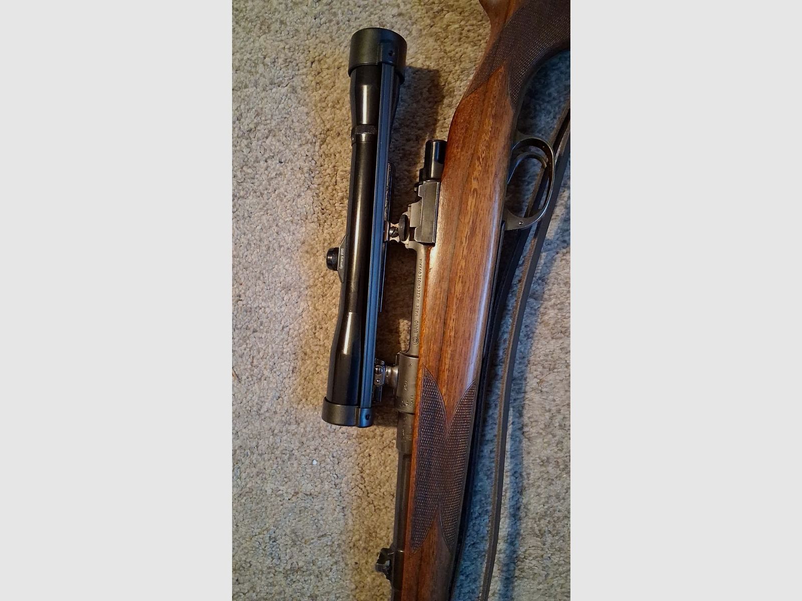 Langwaffe Brünner Repetierbüchse 7x57 mit Zielfernrohr Hubertus 6x40