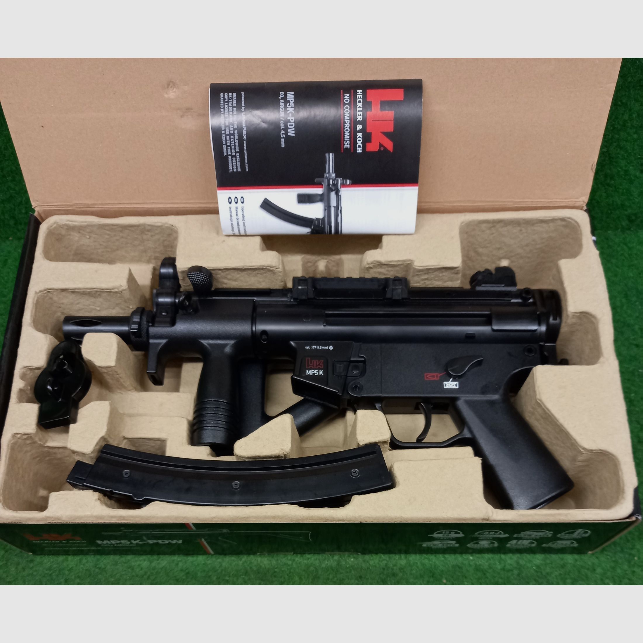 CO2 H&K MP5 Airgun im Kaliber 4,5 mm Stahl BB
