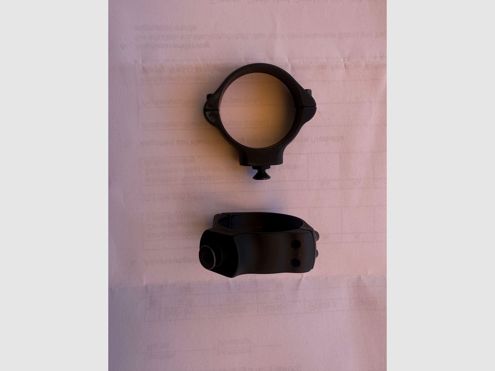Blaser ZF Ringe 34mm für Sattelmontage.
