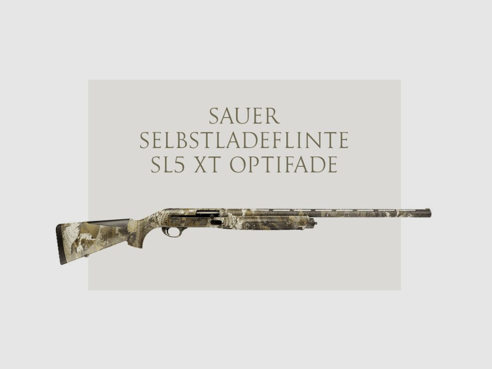 J.P. Sauer & Son Sauer semi-automatic shotgun SL5 XT Optifade 700/760 mm cal. 12/76, 2+1