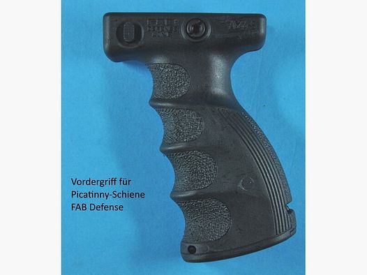 FAB DEFENSE Vordergriff mit Fingerrillen für Picatinny-Schiene