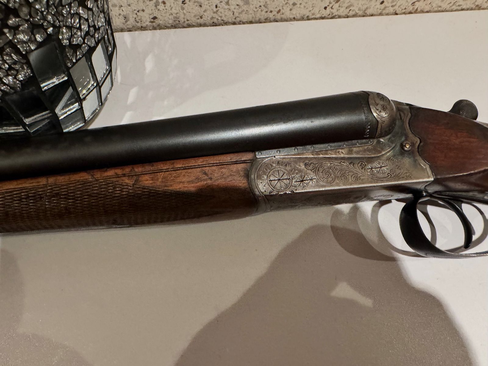 Querflinte / Doppelflinte Simson Suhl Kal. 12/70