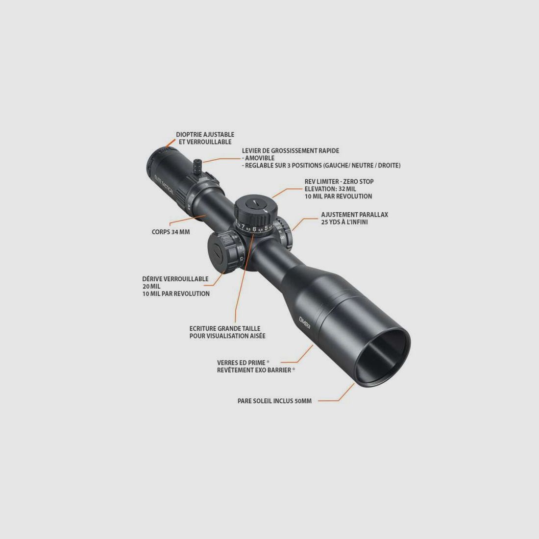 Zielfernrohr Elite Tactical DMR3 3.5-21x50 BUSHNELL, Bild 1 von 5