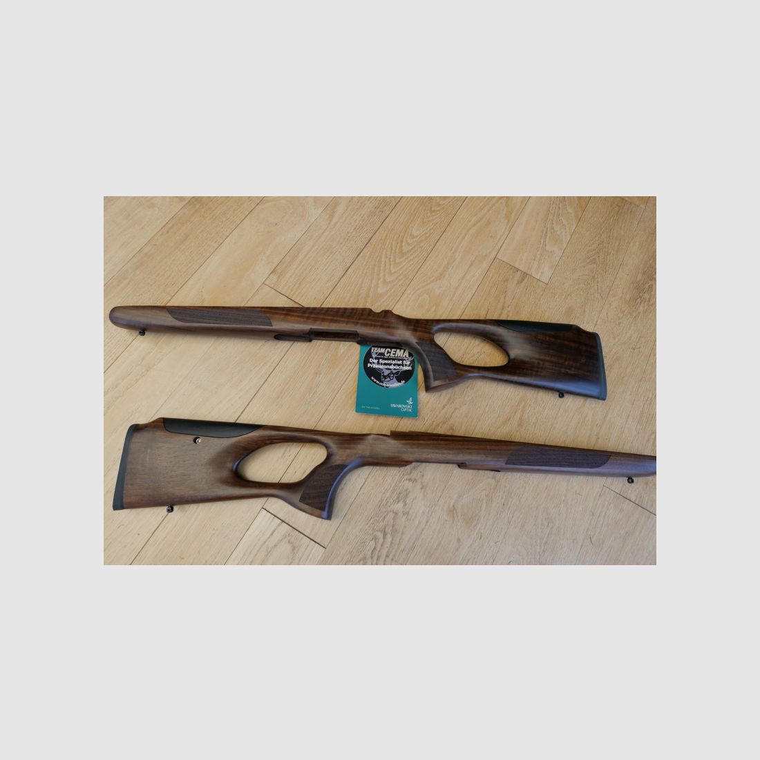 TEAM-CEMA S 02 ®hole stock made of walnut HK 3 for STEEL Action Mod. HS- right-handed, image 5 of 7