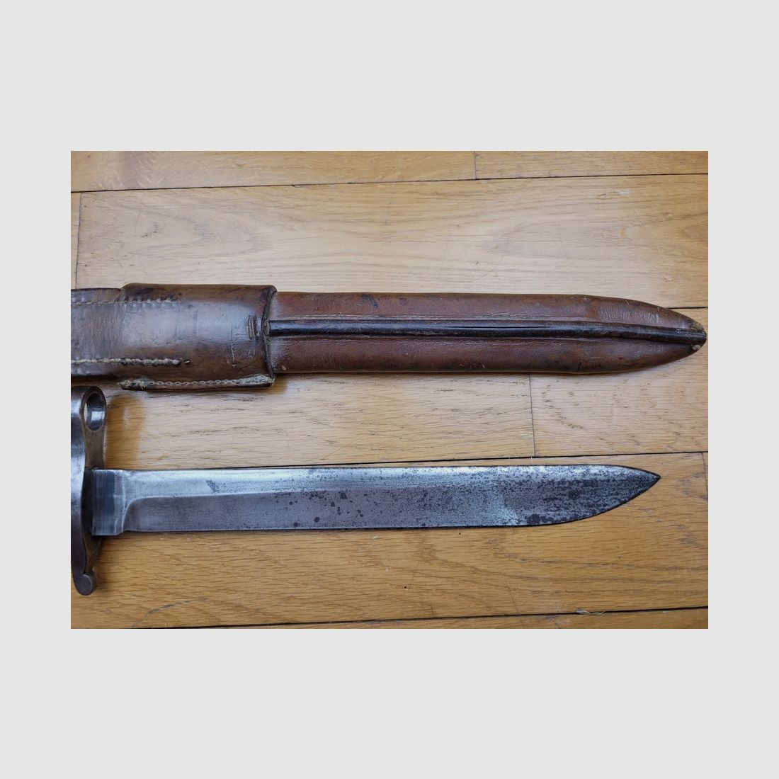 Schöne und wenig verbreitete Baionette ROSS MK II – Kanadische Armee – 1. WK – 1916 – Sehr schönes Exemplar, Bild 10 von 19