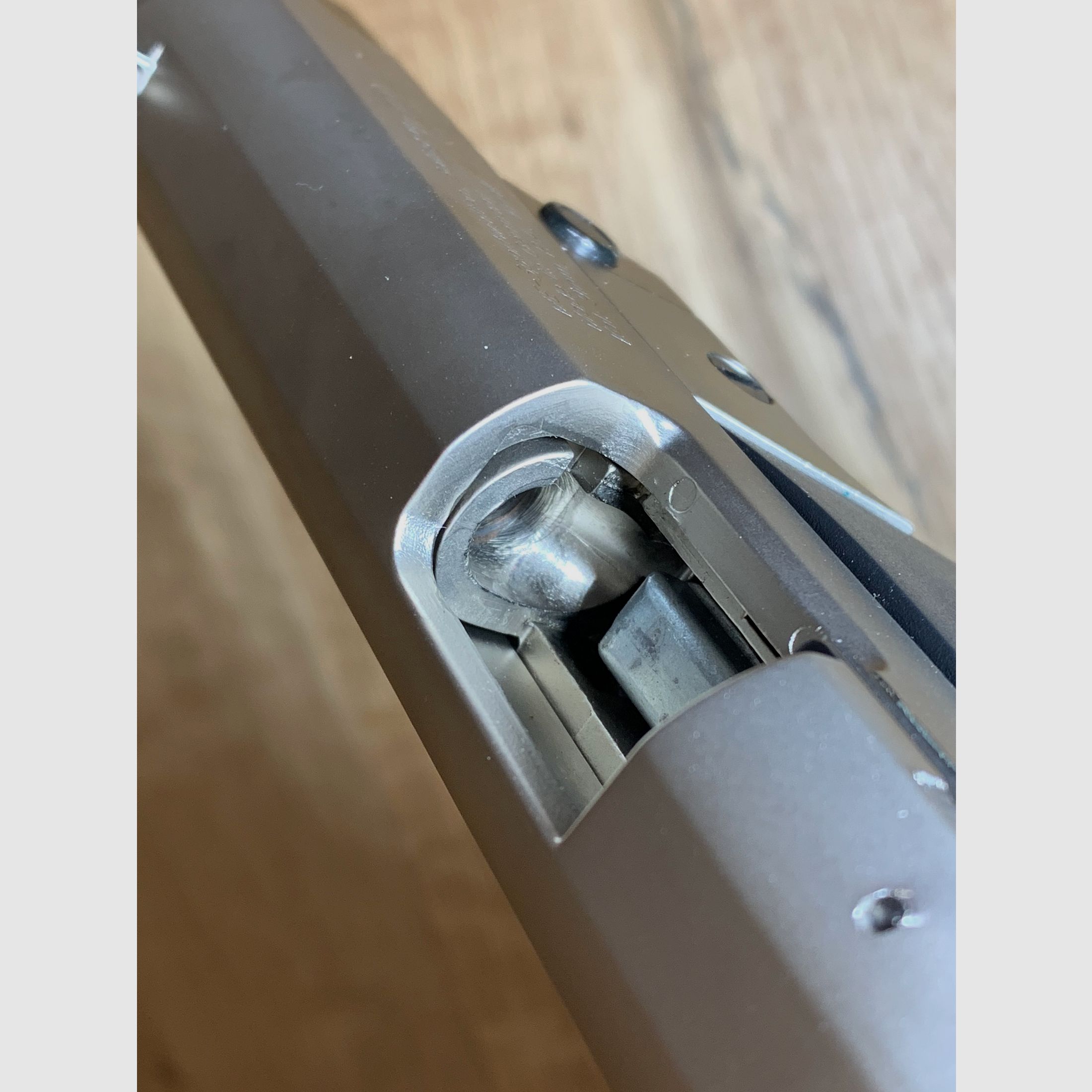 ME 69 Springfield (Mini Para) signal pistol, matte nickel-plated, 9mm P.A.K.