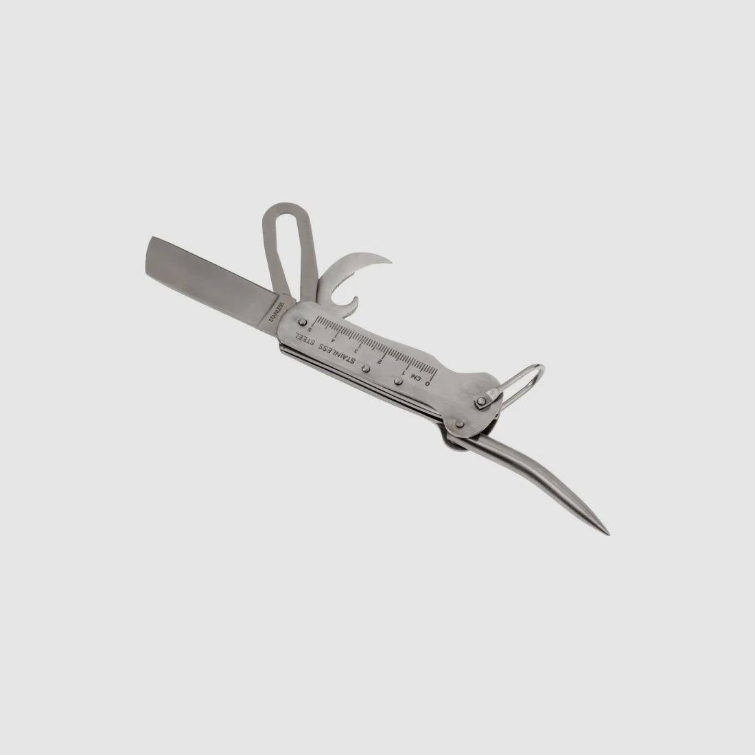 Seglermesser mit Marlspieker Chrom