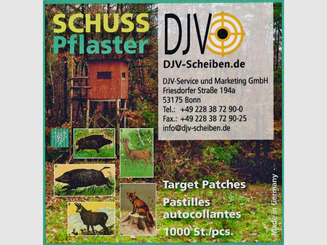 DJV Schusspflaster Überläufer Gamsbock