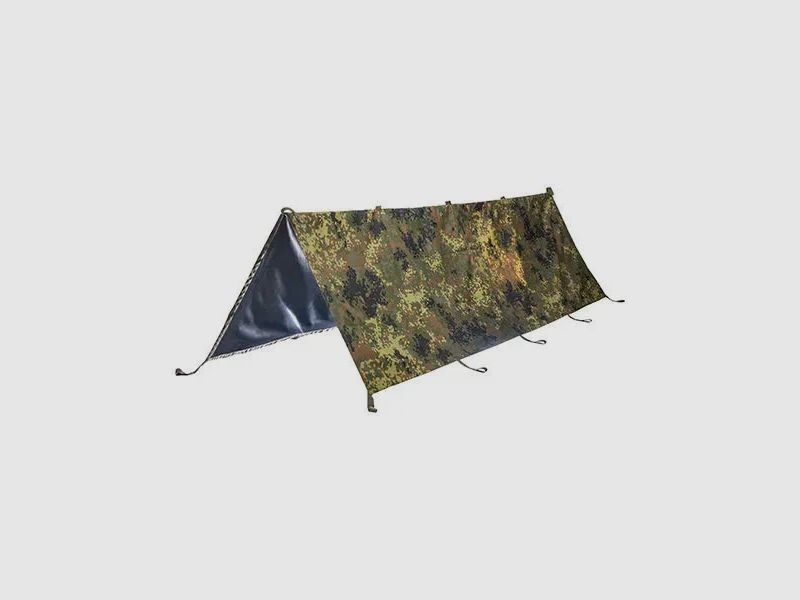 Bundeswehr Original BW Mehrzweckplane Spezialkräfte 280 x 300 cm IRR flecktarn