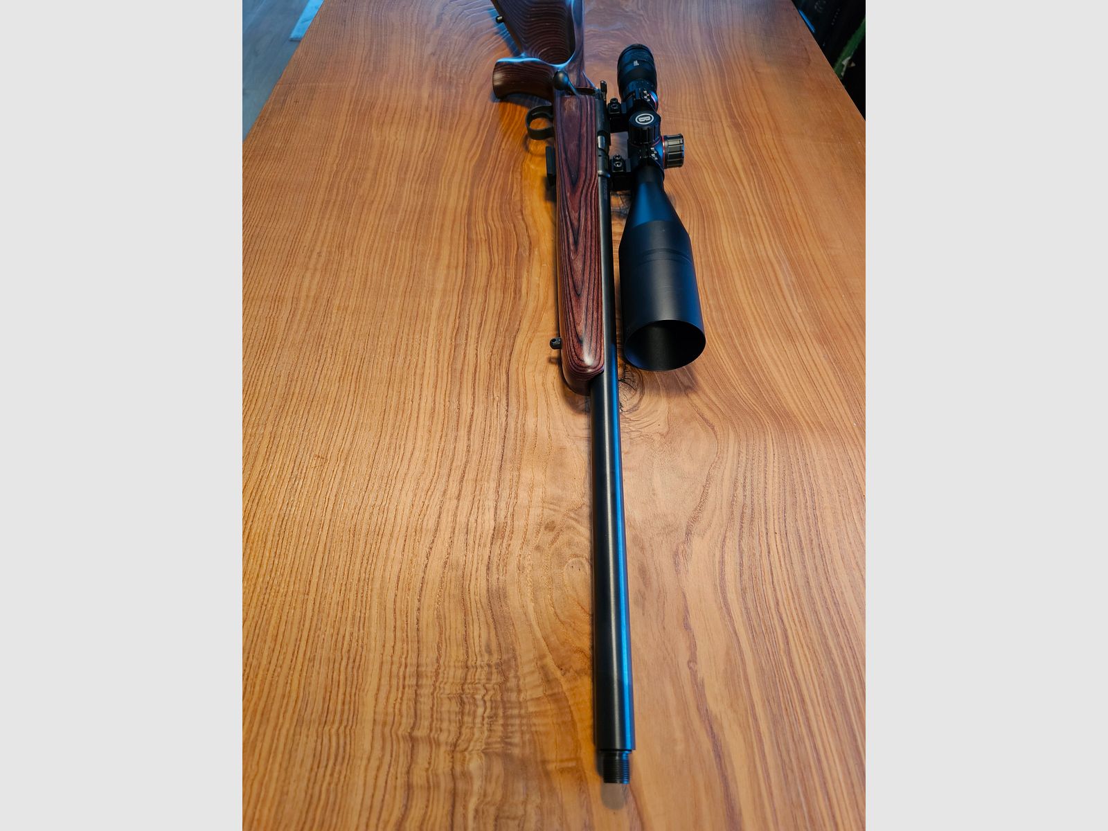 CZ 455 Varmit Thumbhole .17 HMR with Bushnell Nitro 3-18×56