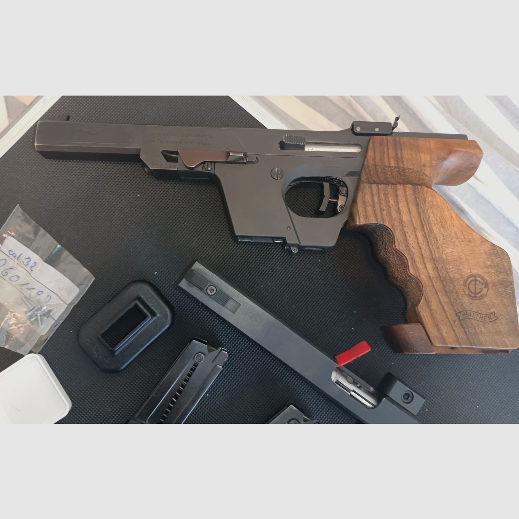 Walther GSP im cal.22 mit cal.32 WC Wechselsystem zzgl. Zubehör