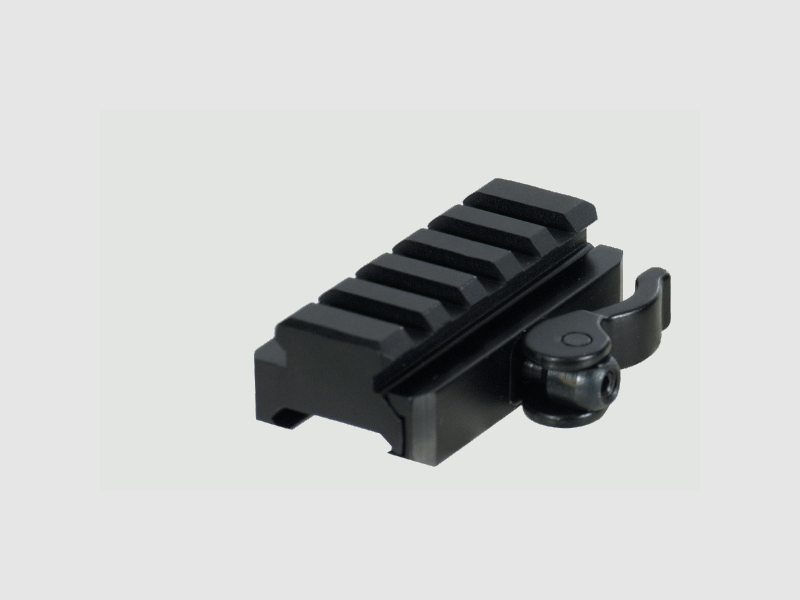 UTG Schnellspann-Montageerhhung, 5-Nuten, Med-Profil