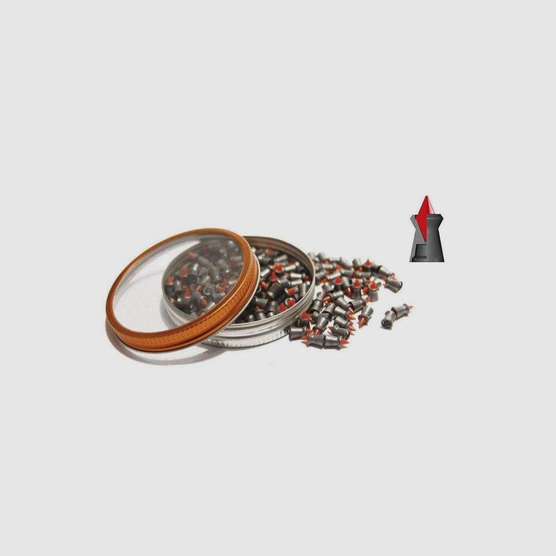 Gamo Red Fire Puntas de Polímero 4.5mm x125