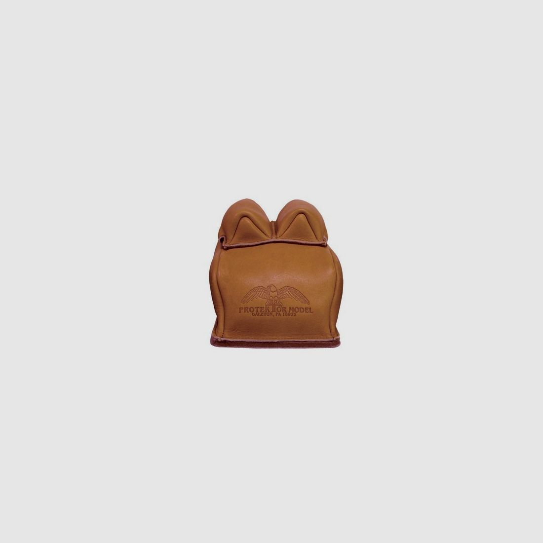 PROTEKTOR ALL LEATHER TWO STITCH BUNNY EAR REAR BAG