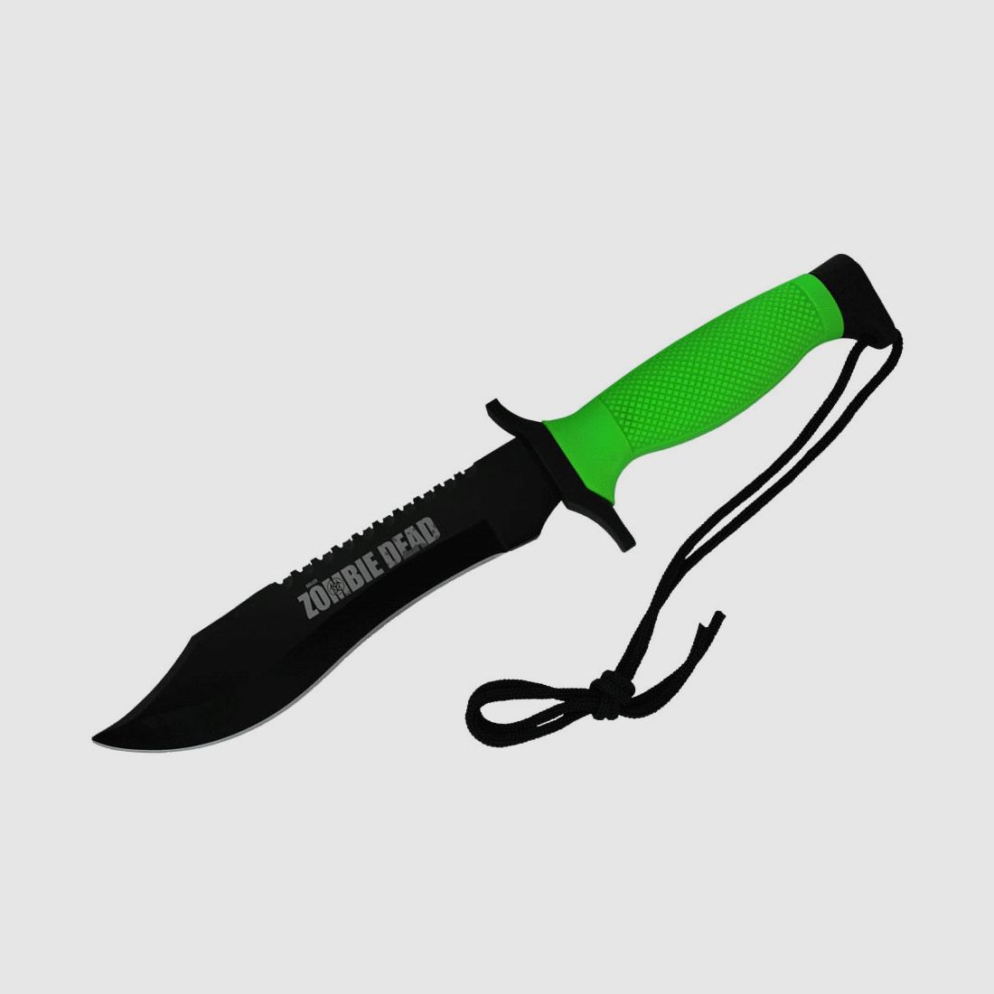 Zombie Dead Messer mit schwarz beschichteter Klinge