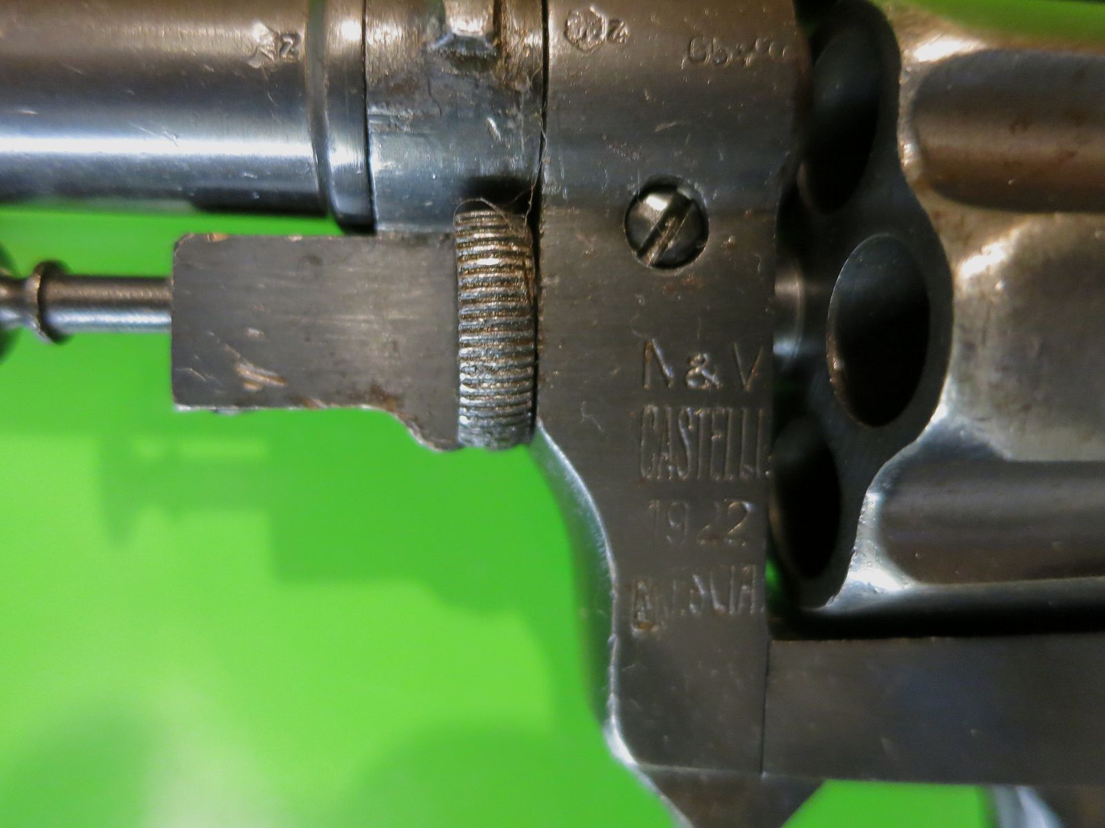 Revolver, Glisenti, Bodeo-Armeerevolver Modell Allegrito (erleichtertes Modell), 1922     #88-, Bild 8 von 12