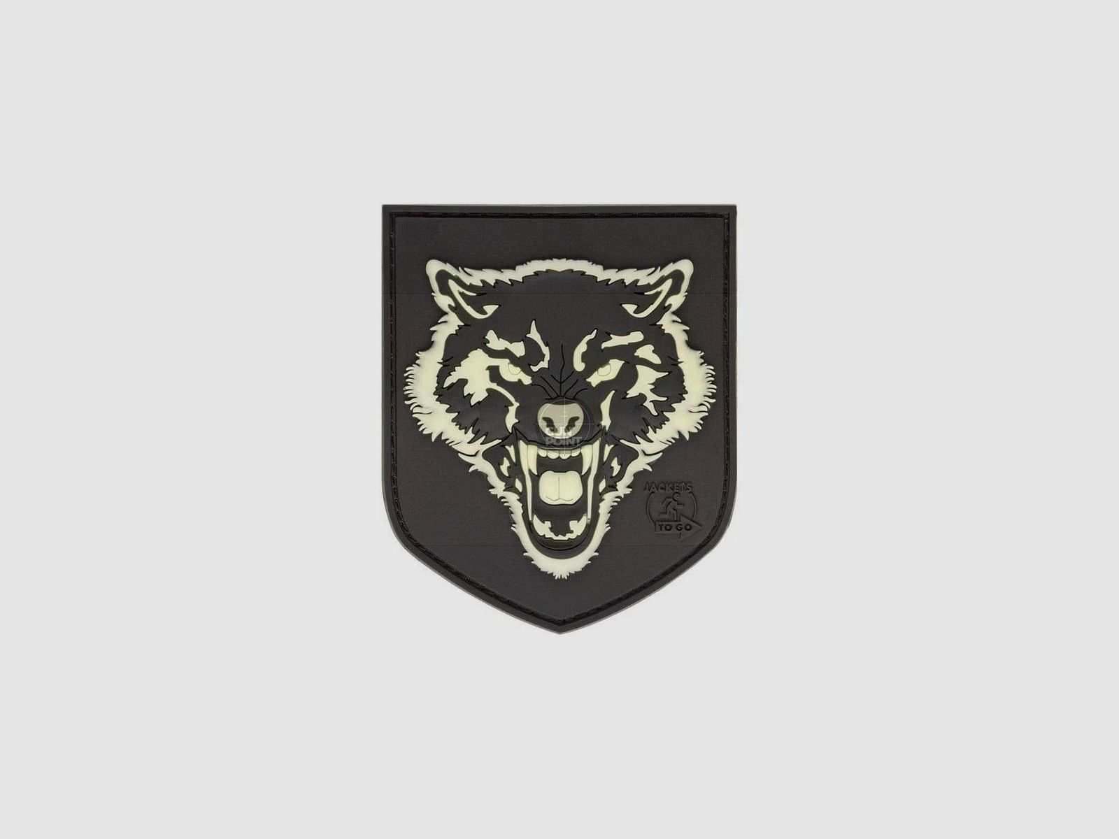 JTG Wolf Shield Rubber Patch-Glow