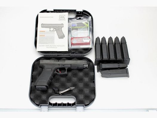 Pistole Glock Mod. 41 Gen 4 mit Timney Trigger und 8 Magazinen .45Auto