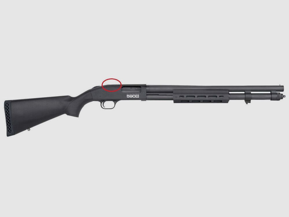 Mossberg 590S Optic-Ready 20" (20 pollici) Nero 12/76