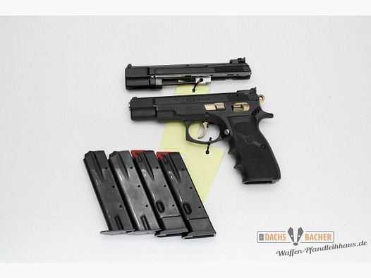 Pistolet CZ 85B Kal 9 Para w tym 2 Magazynki i System Zmiany Kadet .22lr z 2 Magazynkami