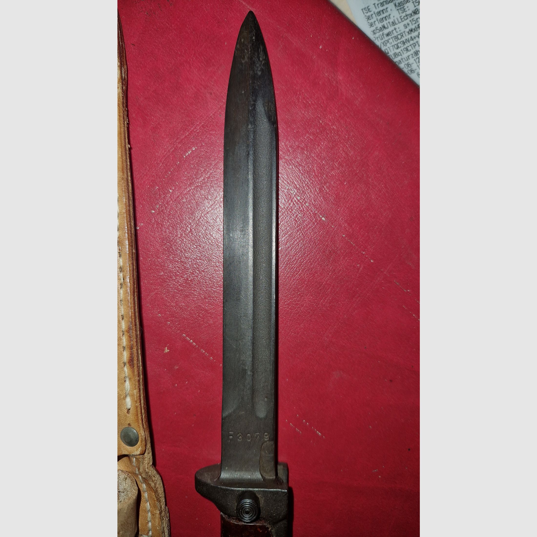 BAJONET TSCHECHISCH SAMOPAL BODAK RPD / VZ61 / VZ.58 / 1958 / MESSER / TOP TOESTAND / ------>! BESCHRIJVING LEZEN ! <------ 