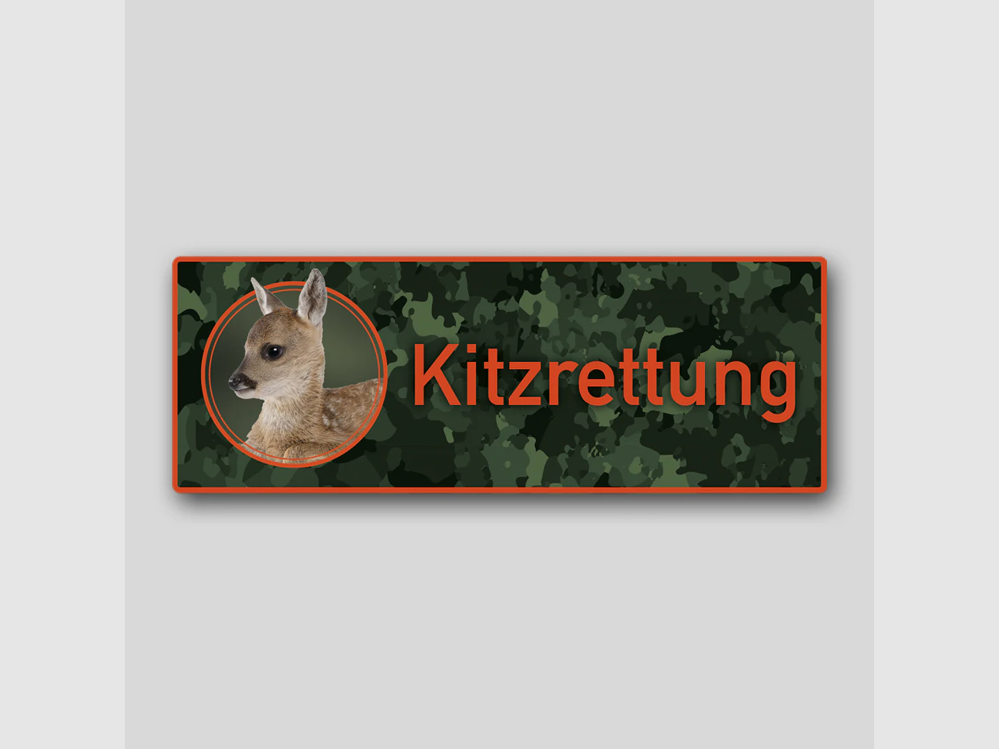 Premium Jagdaufkleber "Kitzrettung"