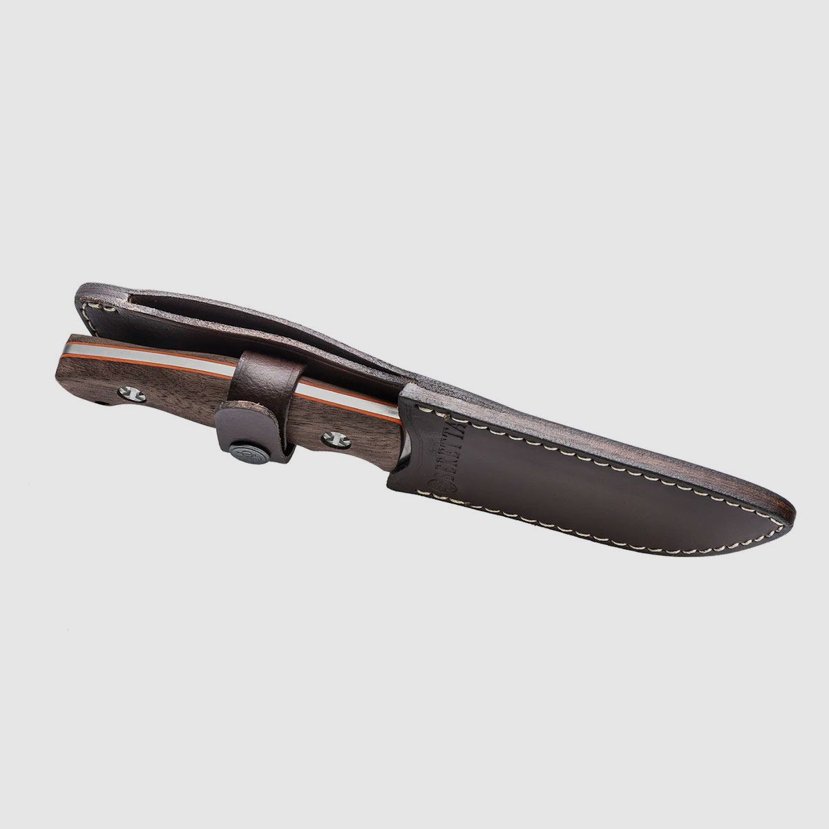 COUTEAU – BERETTA – ELAND LAME FIXE MARRON & ORANGE, image 2 sur 3