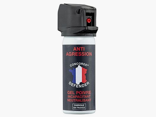 Aerosol-Gel Pfefferspray Anti-Aggression 50 ML Concorde Defender