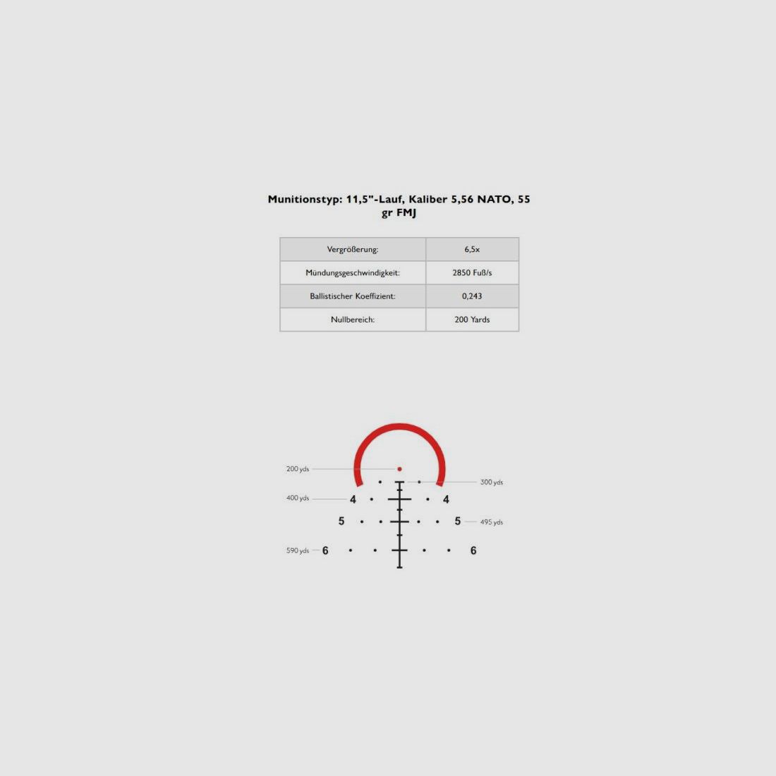 HAWKE Zielfernrohr mit Leuchtabsehen 1-8x24 Vantage HD30 (30mm) Abs. Tactical BDC