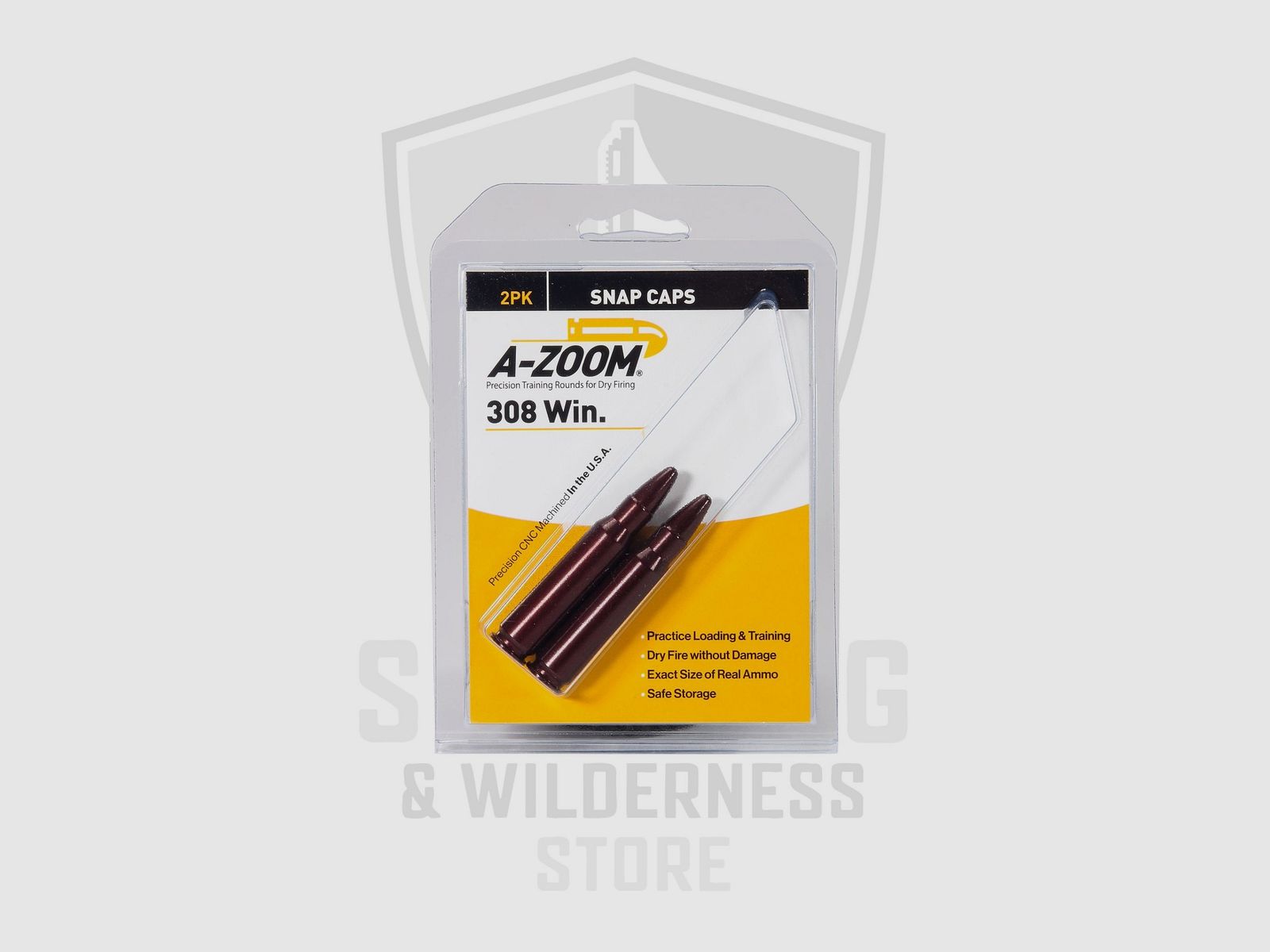 A-Zoom .308 Win Snap Caps Cartucce inerti 2 pezzi rosse, immagine 2 di 2