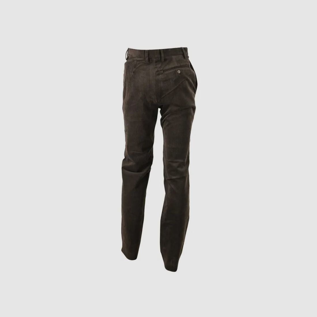 Pantaloni LMA in velluto a coste neri in cotone ed elastan, immagine 7 di 13