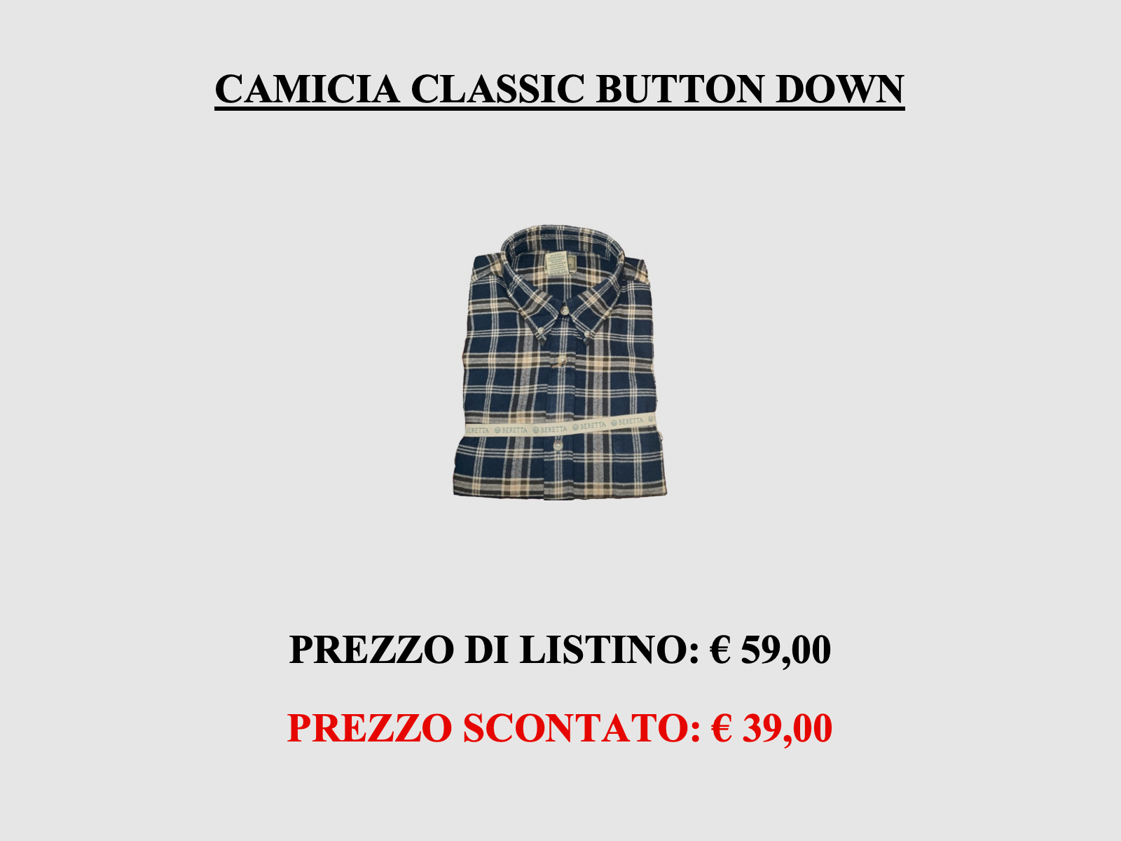 Beretta – SPORT CLASSIC BUTTON DOWN, afbeelding 1 van 2