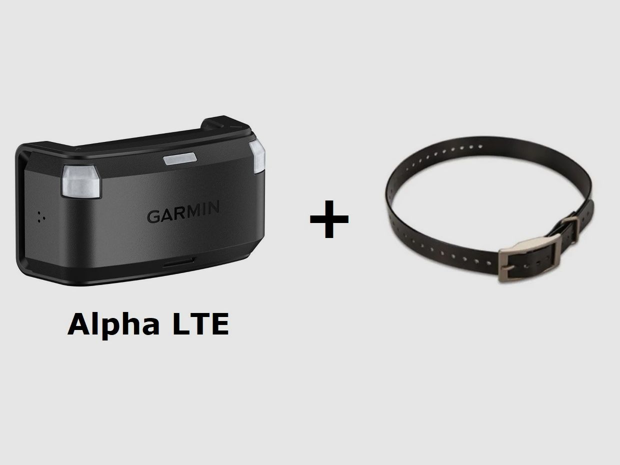 Garmin Alpha LTE + Halsband schwarz / SET!