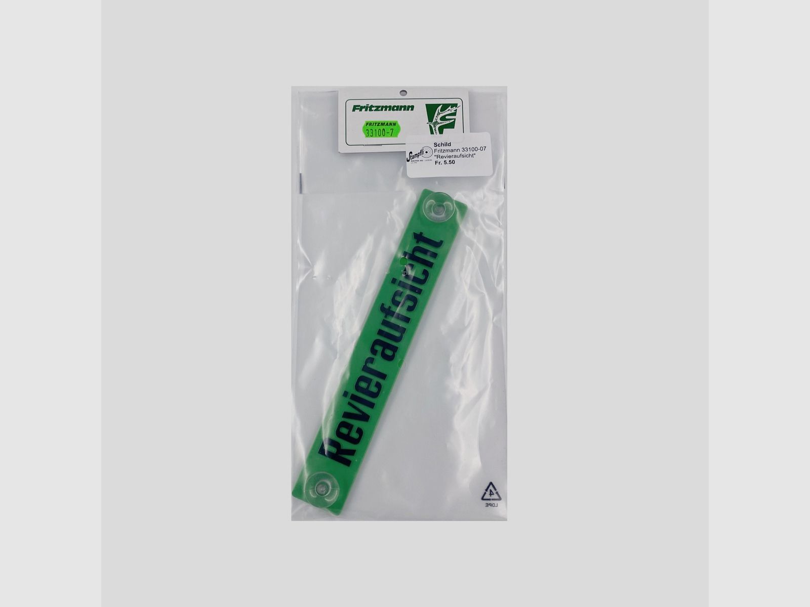 Fritzmann – Schild Revieraufsicht 33100-07