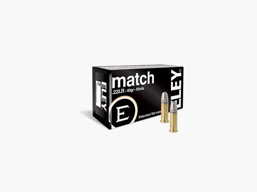 Eley MATCH .22 Long Rifle-munitie