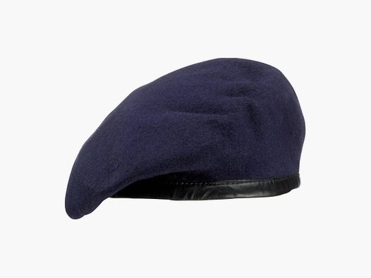 Bundeswehr Original BW Barett dunkelblau gebraucht