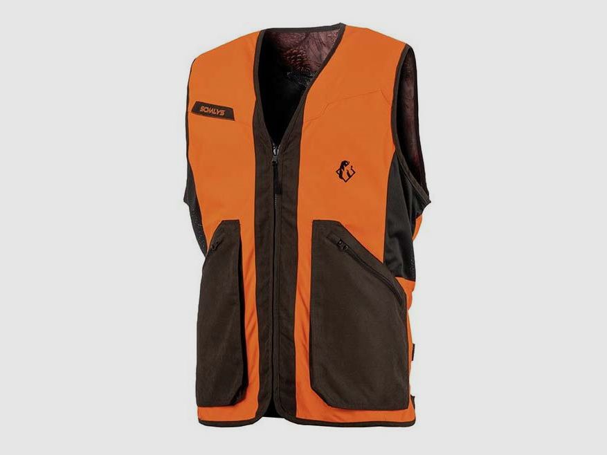 Somlys Wendeweste Classy Orange / Camouflage