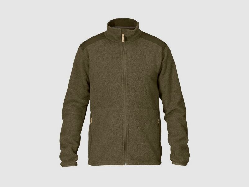 Fjällräven Herren Fleecejacke Sten Dunkel Oliv M