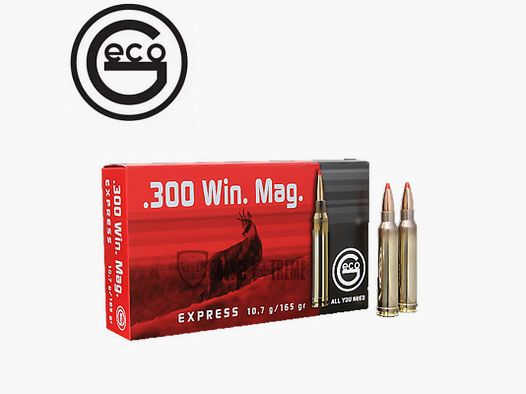 20 Munitions GECO cal 300 WM 165gr EXPRESS