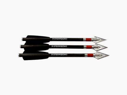 Steambow AR-Series – Frecce in carbonio, frecce da caccia pesanti