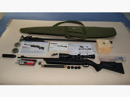 Hämmerli 850 Air Magnum carabine à répétition cal. 4,5mm (.177, 7,5 Joule) avec lunette Walther 6 x 42 et accessoires
