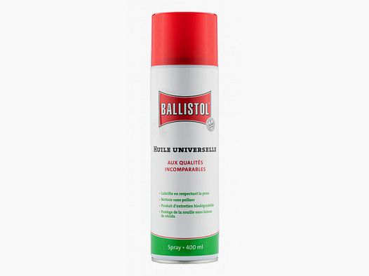 Aérosol huile universelle 400 ml. - Ballistol