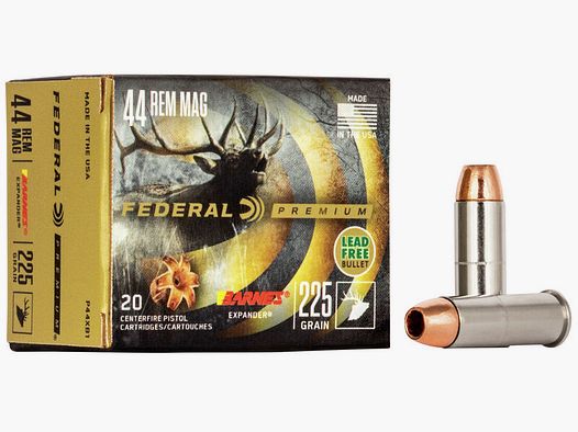 Federal Premium Barnes Expander .44 Rem. Mag. 225GR HP 20 cartouches