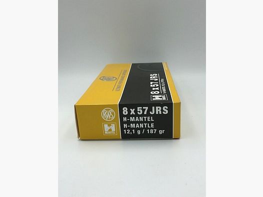Munitions de fusil RWS 8x57JRS H- chemise 12,1g / 187gr.